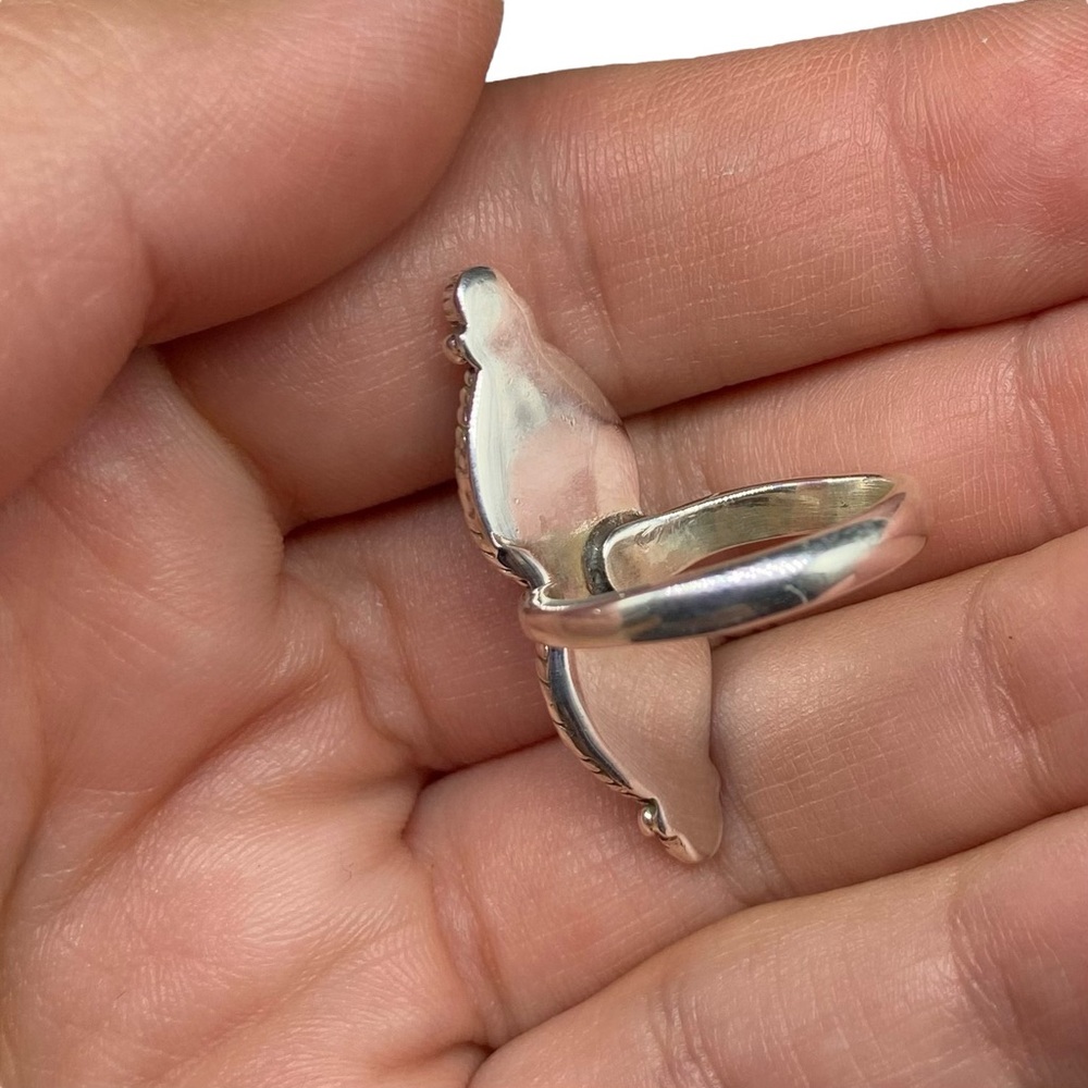 Kingman Mojave Turquoise Ring Solid 925 Sterling … - image 5